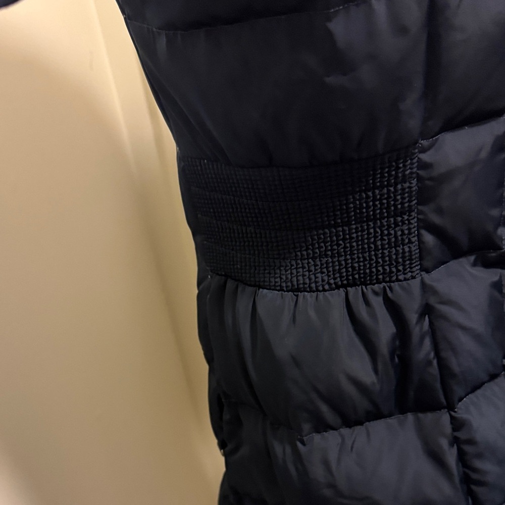 Cole Haan Dark Blue Hooded Down Puffer Jacket - Picture 10 of 15